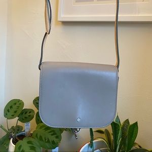 Tory Burch Mini Messenger, French Grey